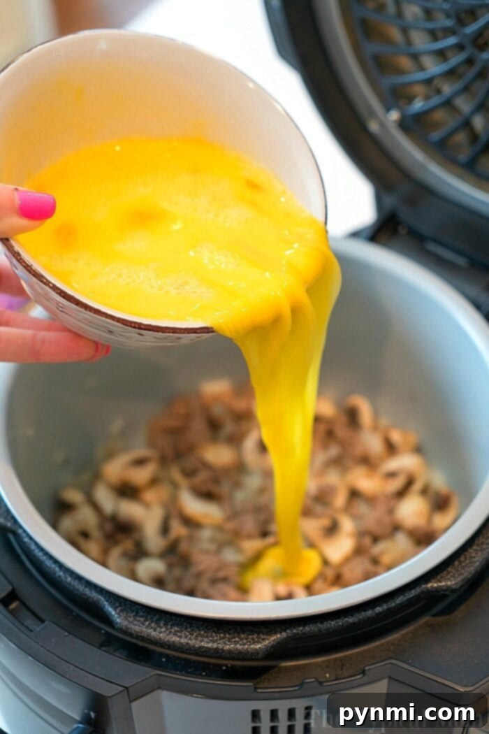 air fryer omelette