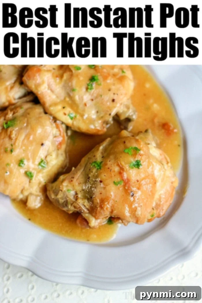 Instant Pot honey mustard chicken!! #instantpot #thetypicalmom Instant Pot Honey Mustard Chicken served with fresh herbs.