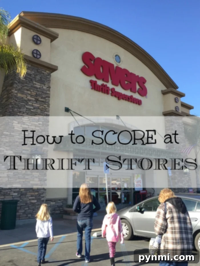 thrift store shopping tips
