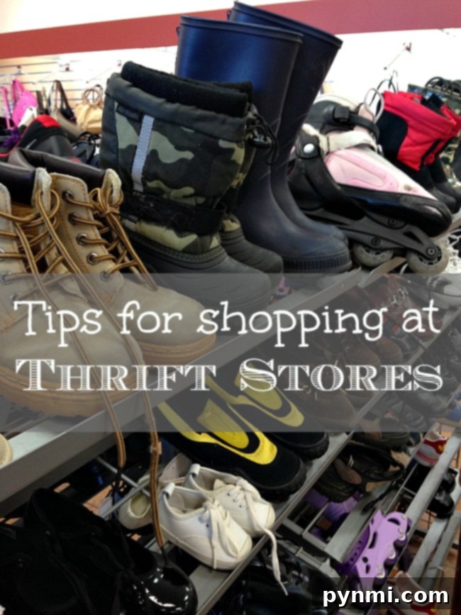 tips for shopping at thrift stores