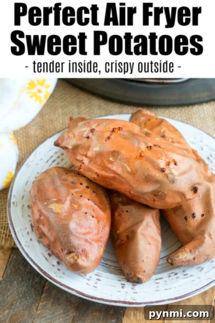 Sweet potato in the air fryer recipe is here! Sweet potatoes are the best side dish for the holidays or year round. Crispy outside but tender inside. #airfryerrecipes #airfryer #sweetpotato #sweetpotatoes #potatoes #ninjafoodirecipes #ninjafoodi #thetypicalmom sweet potato air fryer