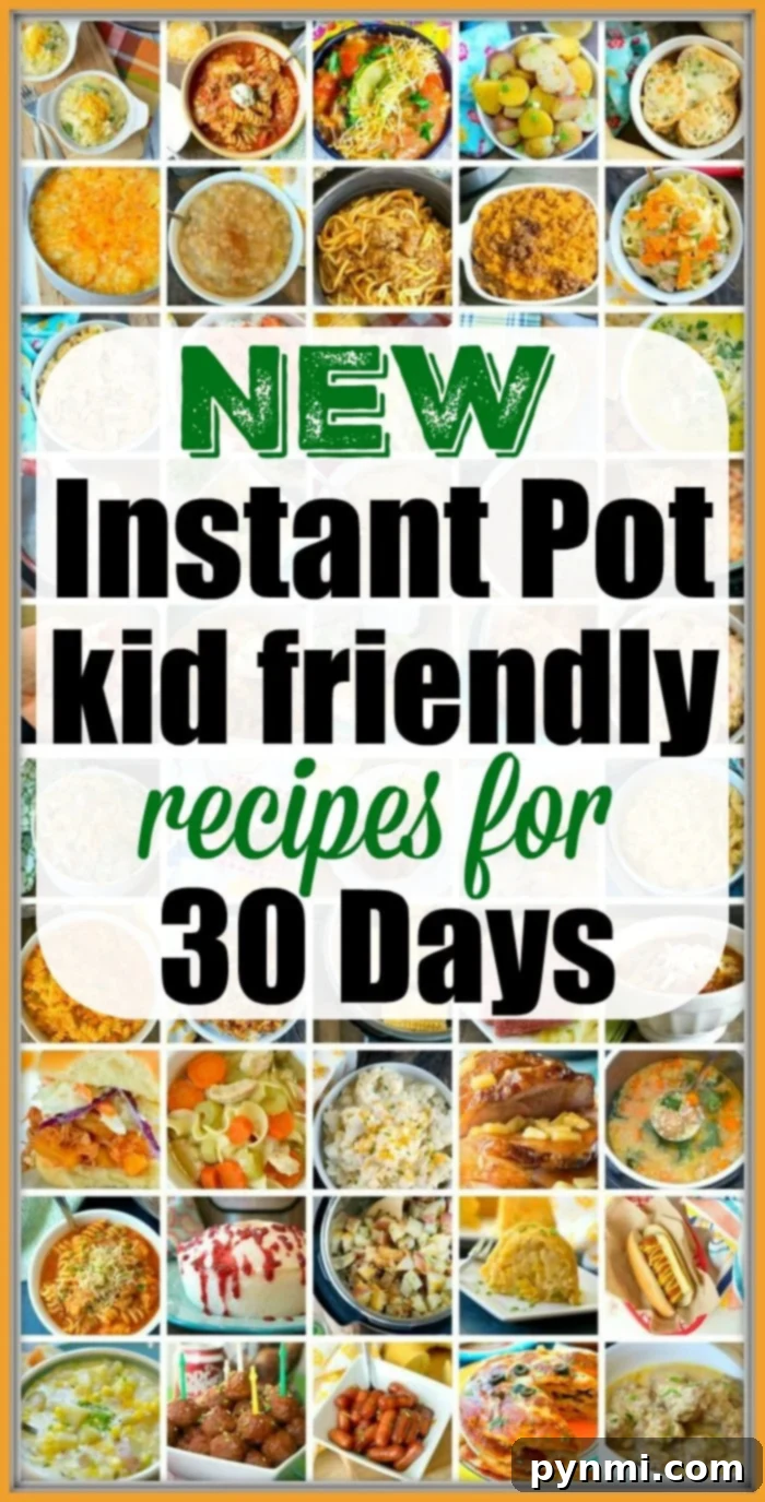 instant pot kid recipes