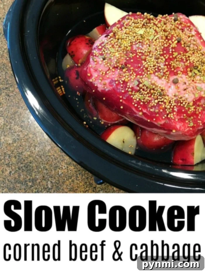 4 cooking corned beef and cabbage methods for your perfect St. Patricks Day dinner! Tender Crockpot, Instant Pot, or dutch oven corned beef every time. #cornedbeefandcabbage #cornedbeef #crockpot #instantpot #ninjafoodi #pressurecooker cooking corned beef and cabbage