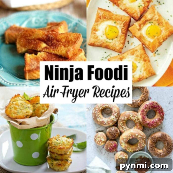 Ninja Foodi air fryer recipes collage