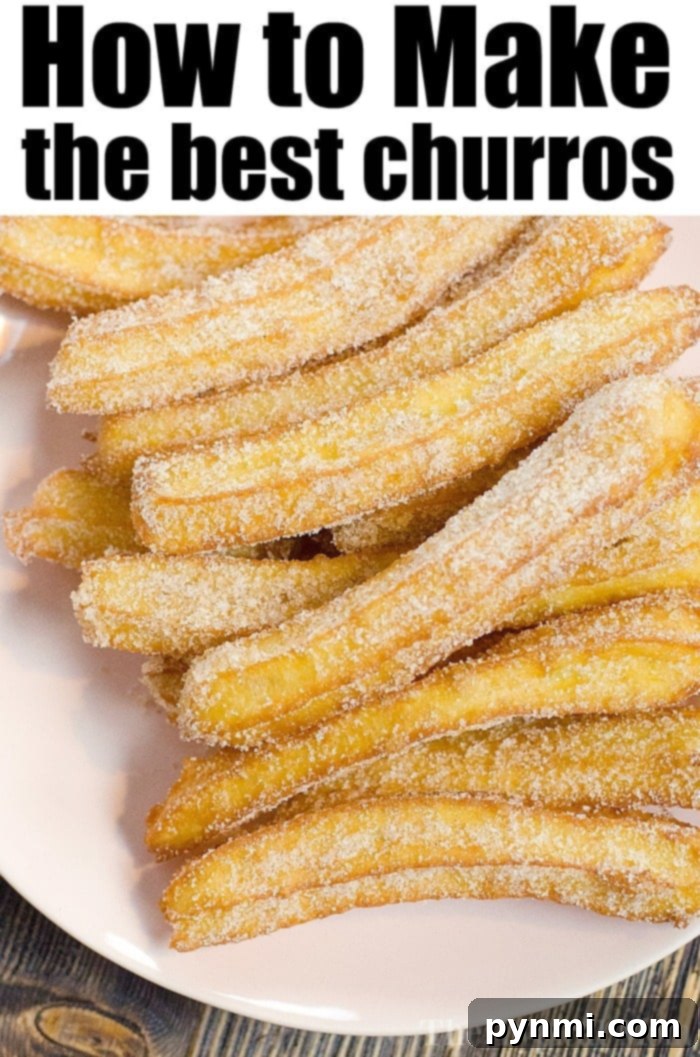 Best churros recipe is here! How to make this popular Mexican dessert at home with just a few ingredients so your family can enjoy them as much as mine did. #churros #homemade #dessert #mexican #spanish Best Homemade Churros Recipe