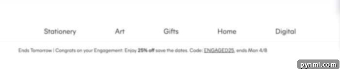 An example of a Minted coupon code entry field during checkout, showing potential savings.