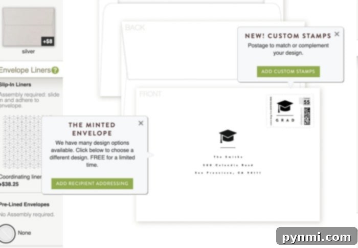 A visual example of a Minted coupon or discount, showing potential savings for customers.