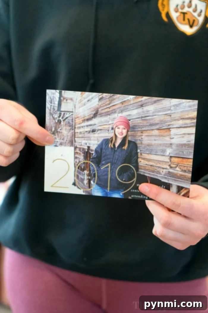 Beautifully designed High School graduation announcements from Minted, showcasing personalization and elegant foil accents.
