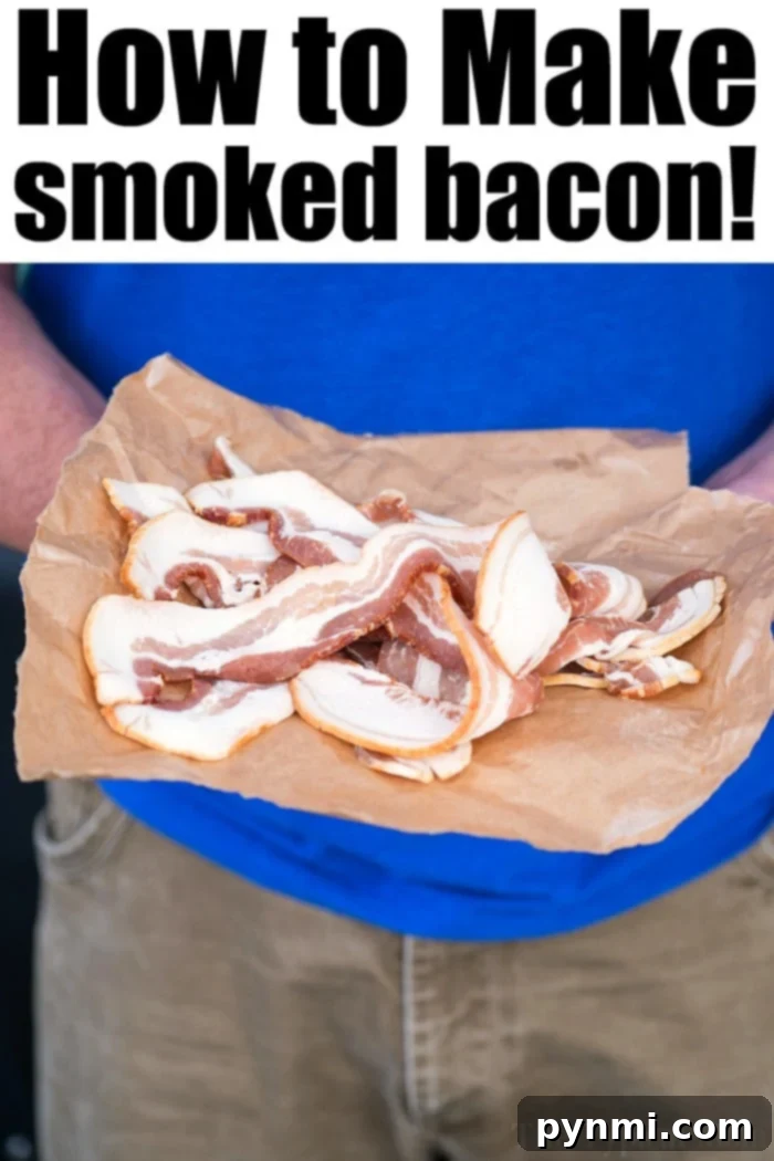 Smoked Bacon Recipe - Crispy strips ready to serve