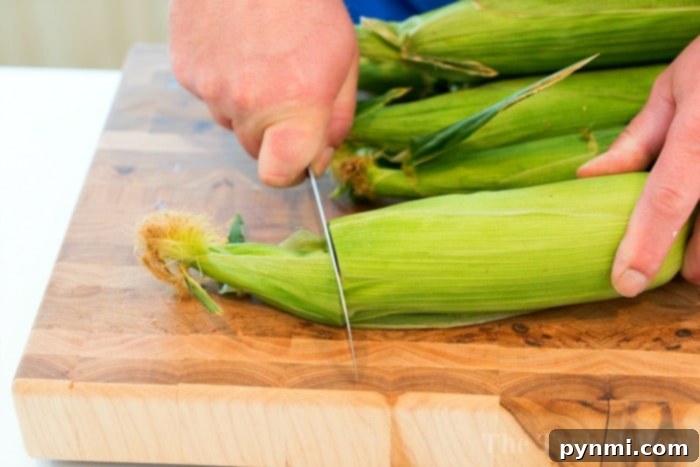 Delicious smoked corn on the cob, perfect for any BBQ! How to Smoke Corn on the Cob 2