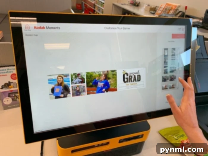 Kodak Moments photo kiosk inside Target store