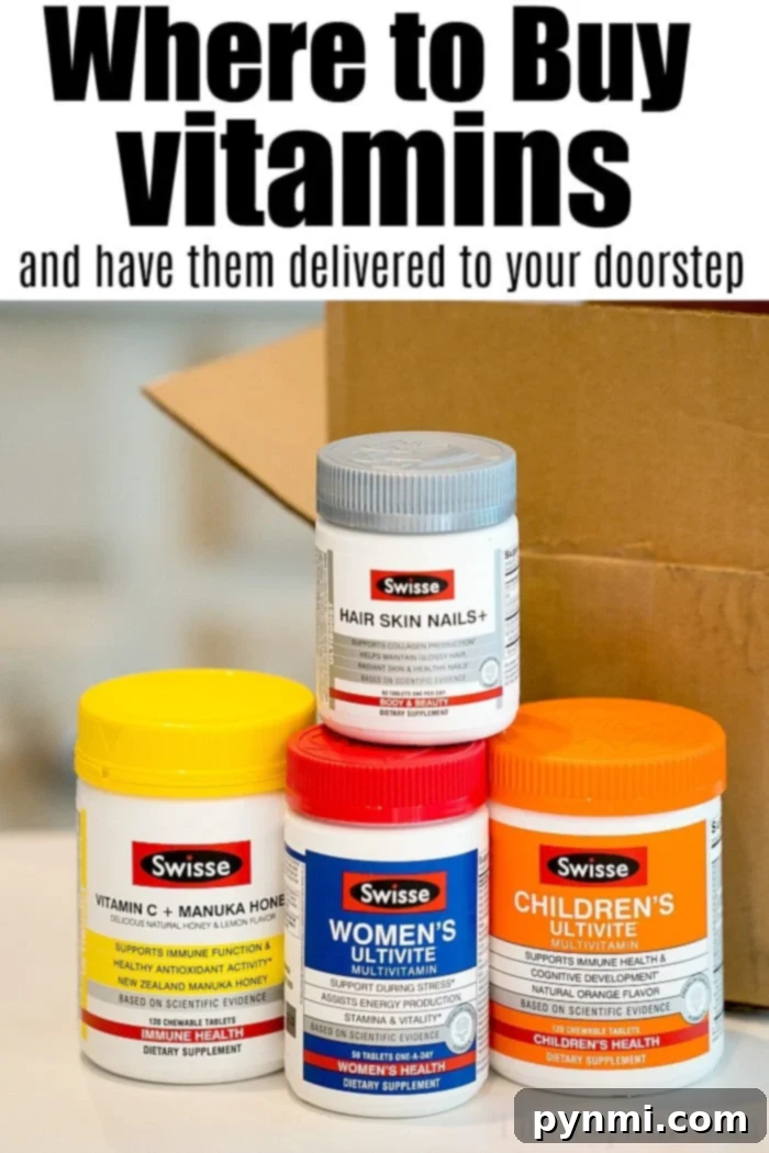 Best place to buy vitamins online for convenient delivery and family health