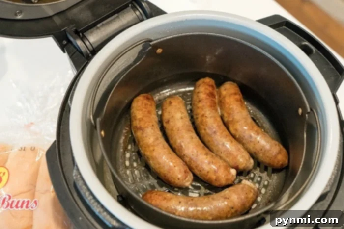 air fryer brats