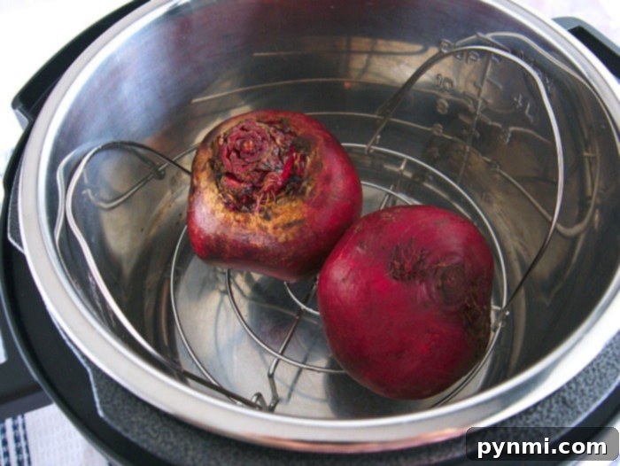 Beets in the pressure cooker. #beets instant pot beets 3