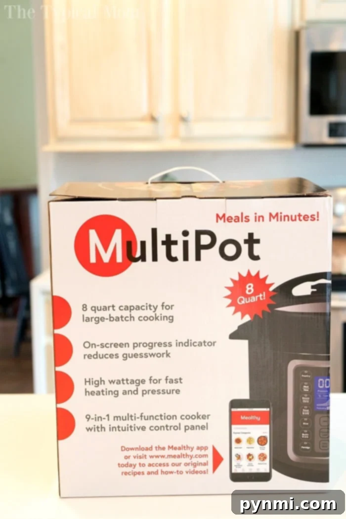 mealthy pressure cooker display