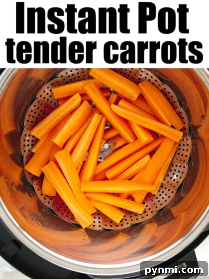 Instant Pot carrots recipe. #instantpot #carrots pressure cooker carrots