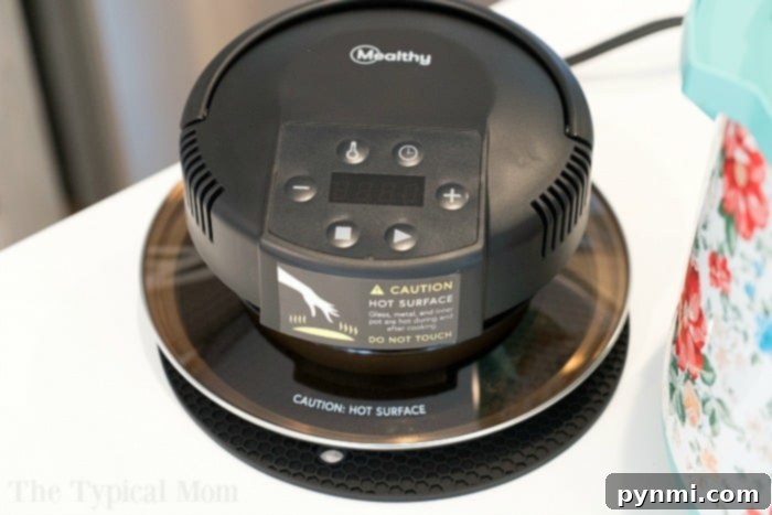 Achieve perfect crispiness with your MICHELANGELO Air Fryer Lid. No need for a separate air fryer appliance! The MICHELANGELO Air Fryer Lid, a versatile and compact accessory for pressure cookers