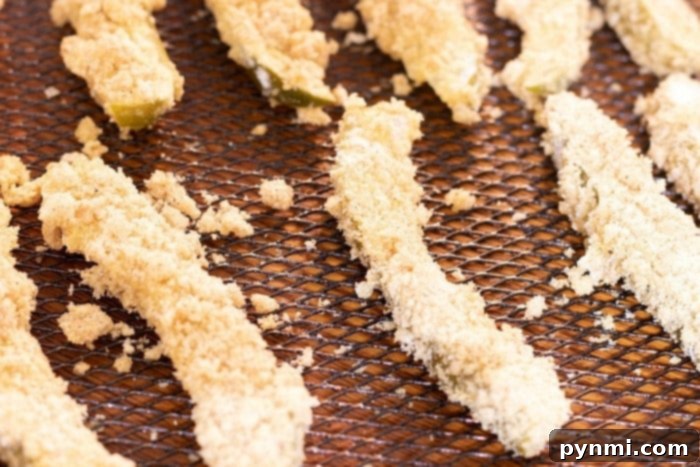 Air fryer pickles recipe. air fryer pickles