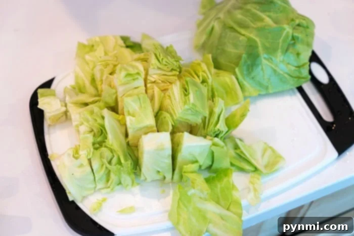 Cabbage recipes. Diced cabbage for various Ninja Foodi recipes