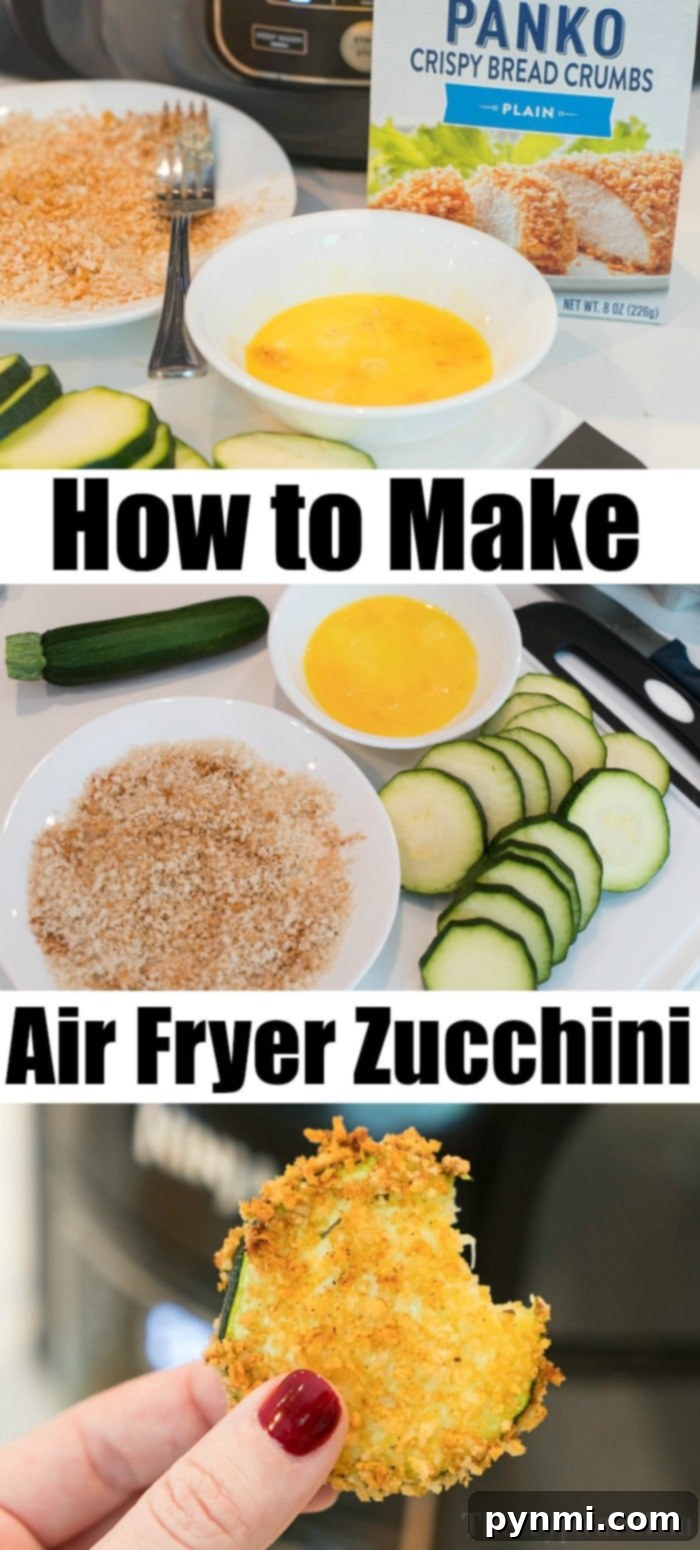 Crispy Air-Fried Zucchini Crisps 5 air fryer zucchini chips