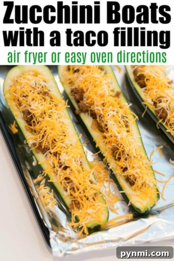 Creative Zucchini Dinners 7 Zucchini Taco Boats