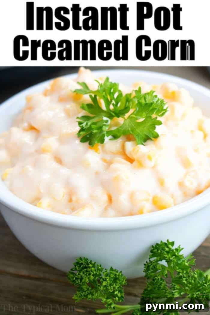 Creative Corn Side Dishes 7 Instant Pot Creamed Corn with a spicy kick