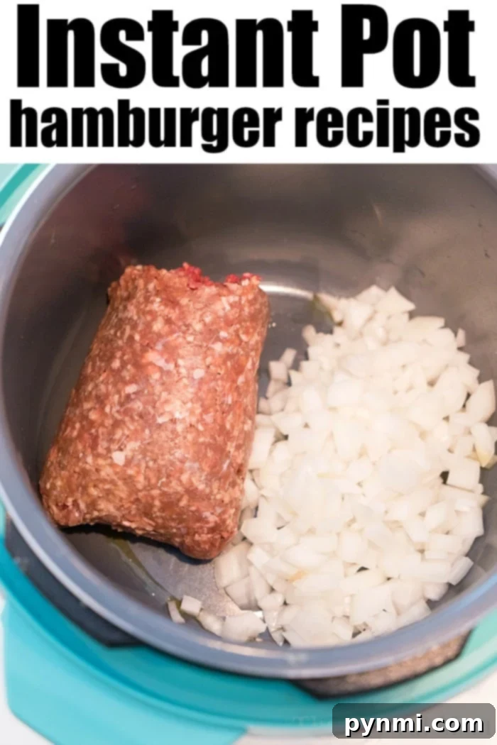 Instant Pot ground beef casserole is a cheesy rice dish with ground beef that our family loves for dinner! Get our your pressure cooker and try this tonight. Cheesy Instant Pot ground beef casserole with rice, a perfect family dinner.