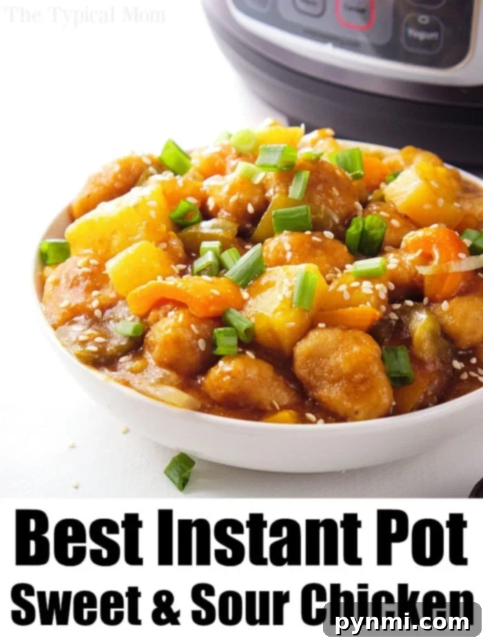 Instant Pot Sweet and Sour Chicken