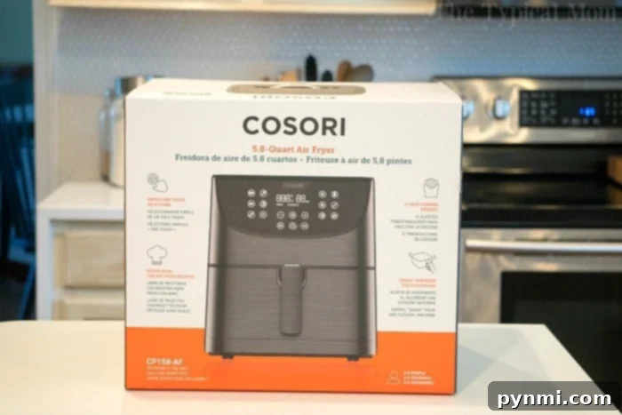 Cosori electric air fryer for smart cooking