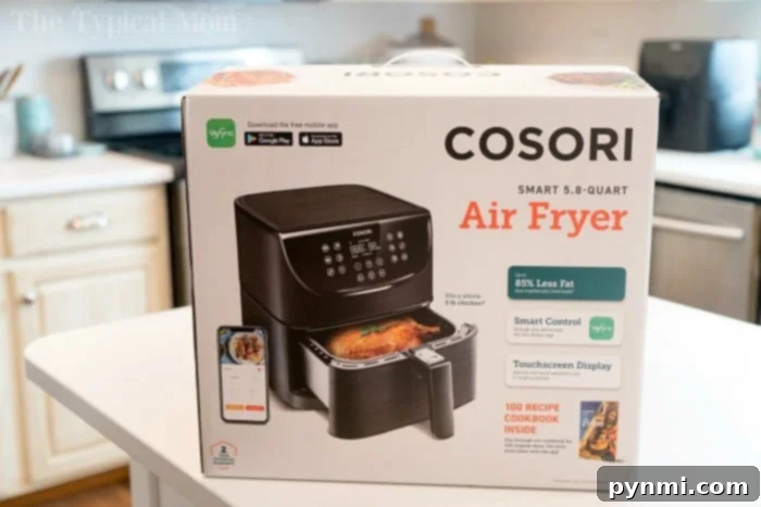 Cosori smart WiFi air fryer for remote control