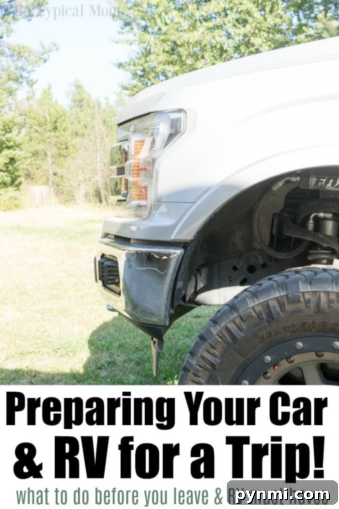 We’re headed out on another trip very soon! Preparing our truck to pull our trailer without any issues AND save on fuel along the way is #1. That’s where (tagging Gumout) comes into play. ad #gumoutpartner #travel #traveltips #printable #freeprintable #rvcamping #rvlife #rving road trip tips for RV travel preparation