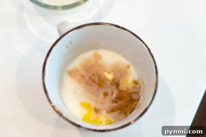 mug coffee cake