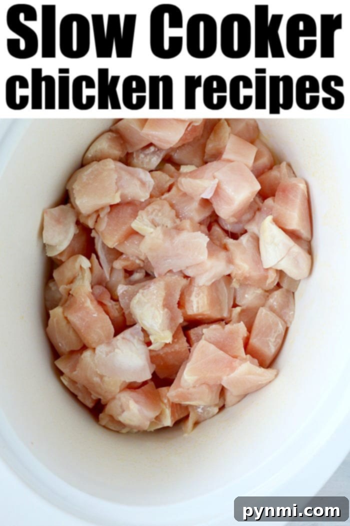 Set It and Forget It Chicken Meals 4 crockpot chicken recipes