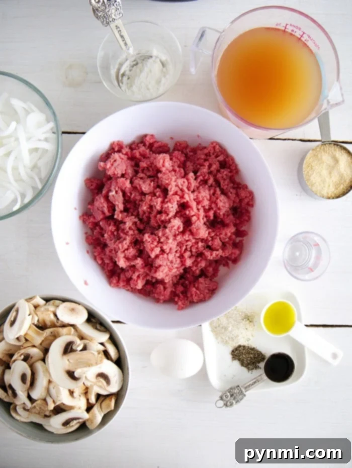 Effortless Instant Pot Salisbury Steak 3 Close-up of cooked Salisbury steak in Instant Pot with gravy
