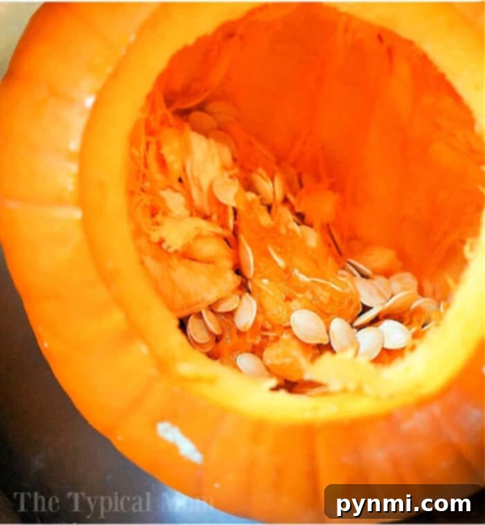 how to clean pumpkin seeds