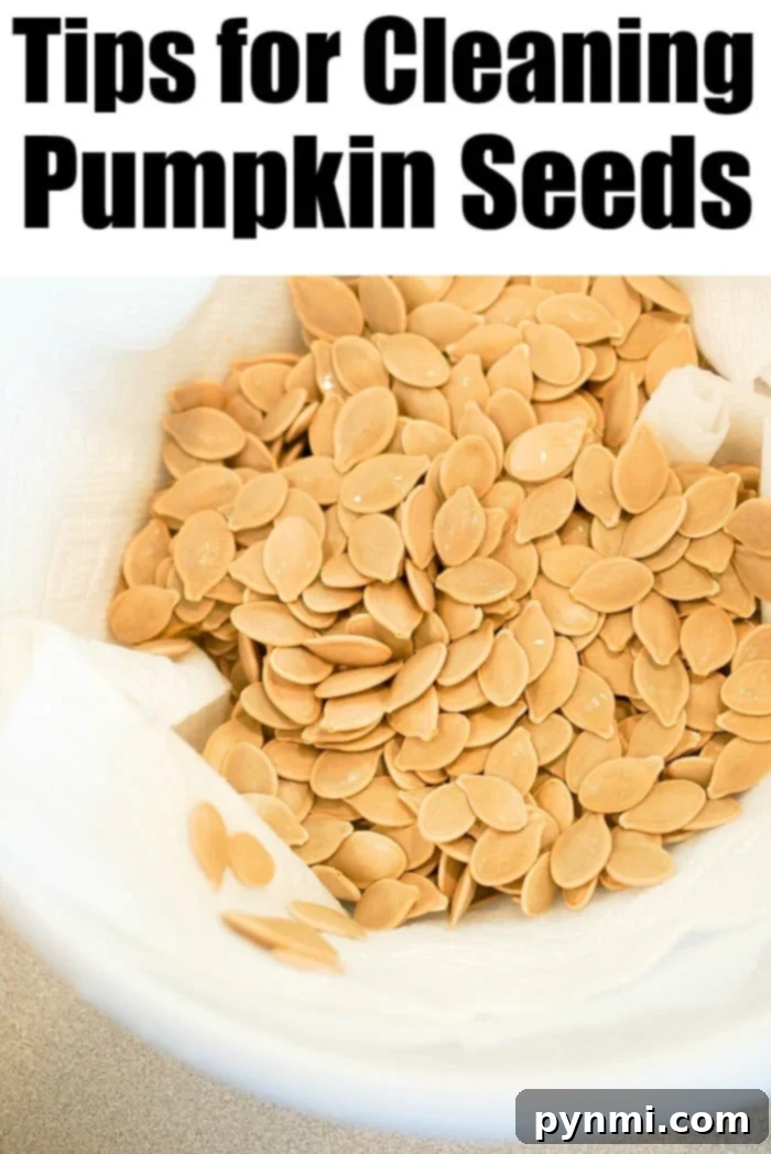 making pumpkin seeds