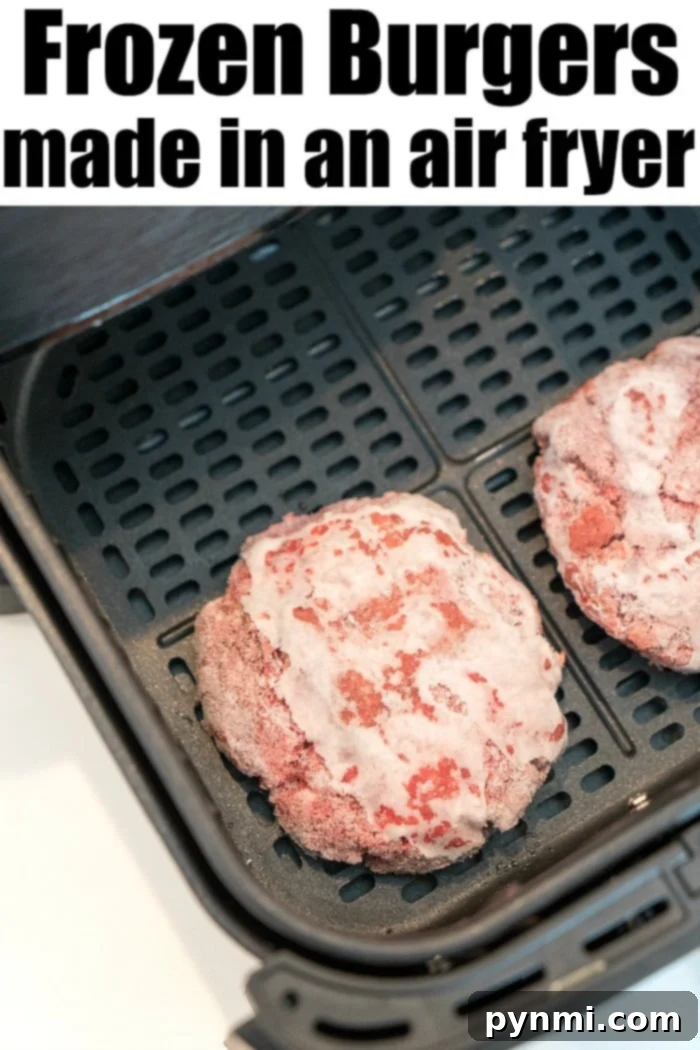 frozen hamburgers
