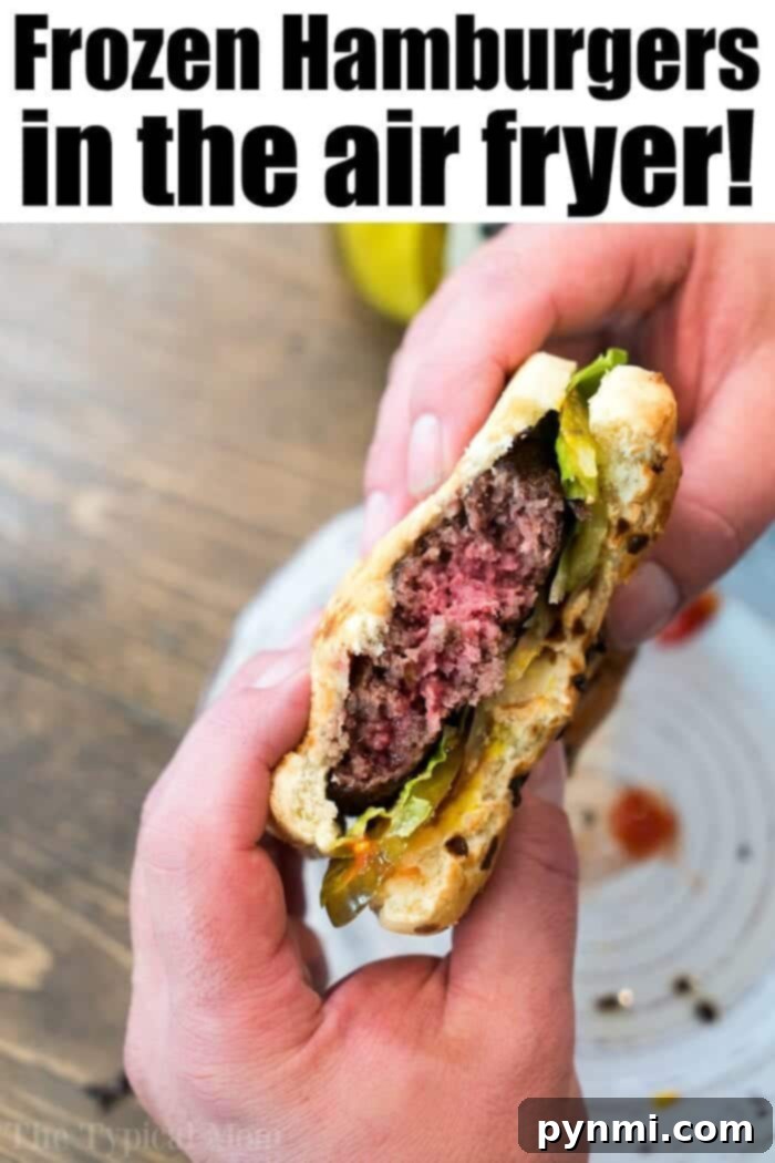 How Long to Cook Frozen Hamburger Patty in Air Fryer