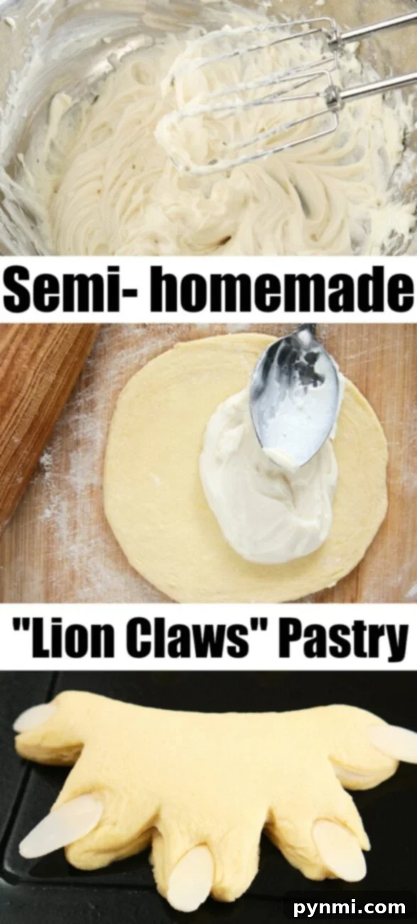 Simple Bear Claw Danish Delights 5 Bear Claws with Refrigerated Biscuits ingredients