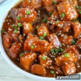 slow cooker sesame chicken thighs