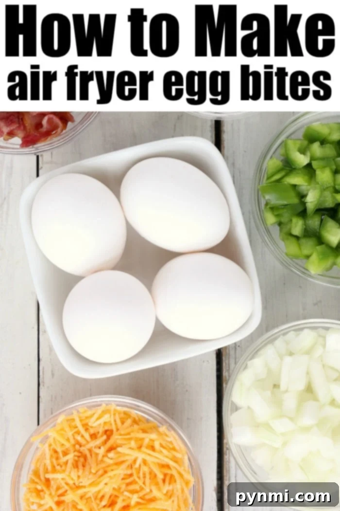 Step-by-step guide on how to make perfect air fryer egg bites