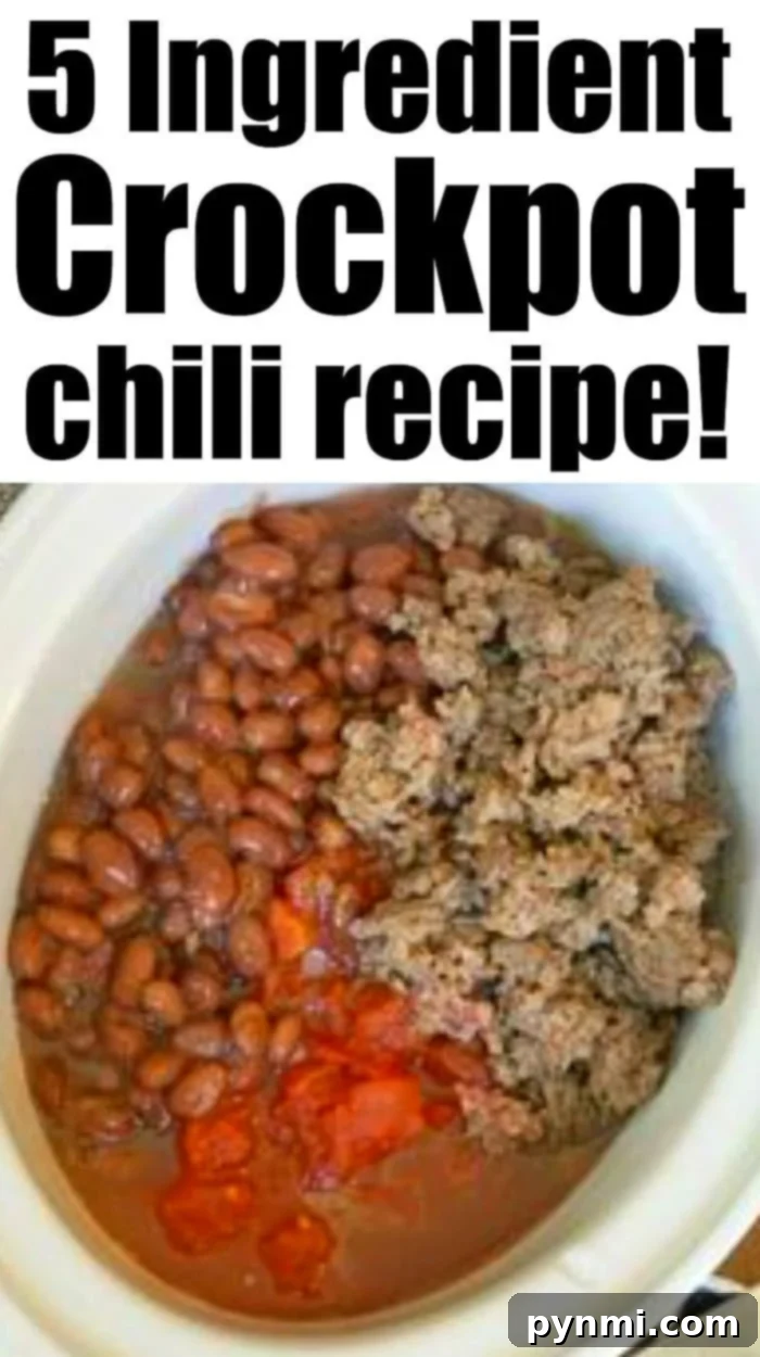 5 ingredient chili