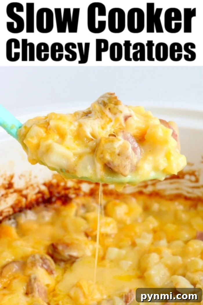 Slow Cooker Cheesy Potatoes
