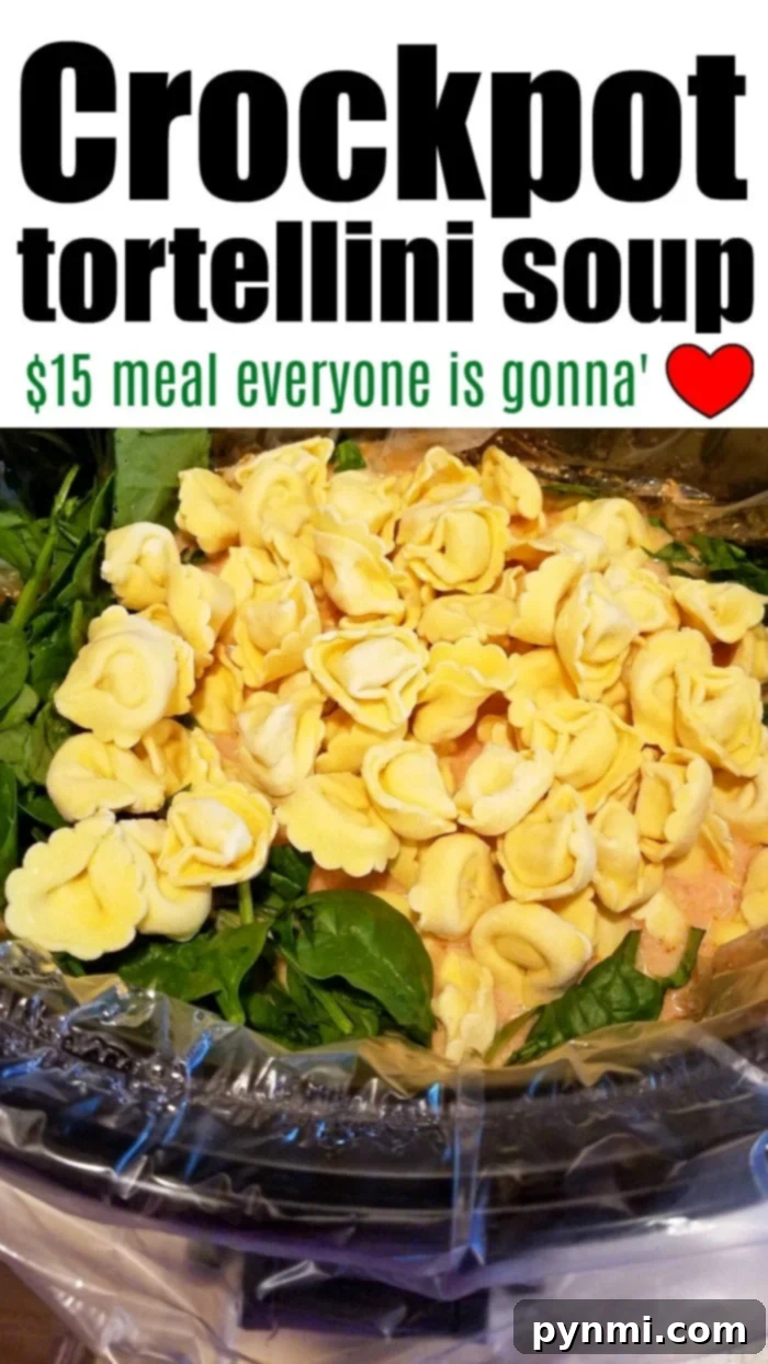 Crockpot Tortellini Soup