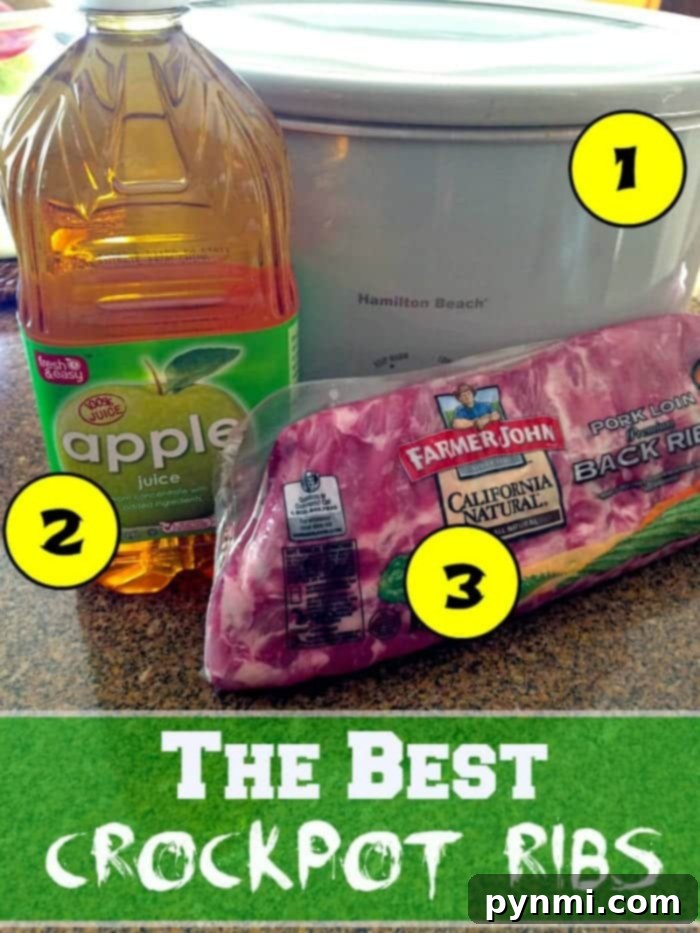 easy crockpot ribs