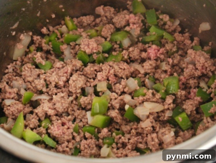 Ultimate Instant Pot Sloppy Joes 4 A close-up shot of the savory sloppy joe filling inside an Instant Pot, ready to be served.