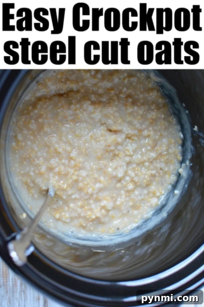 crockpot steel cut oats
