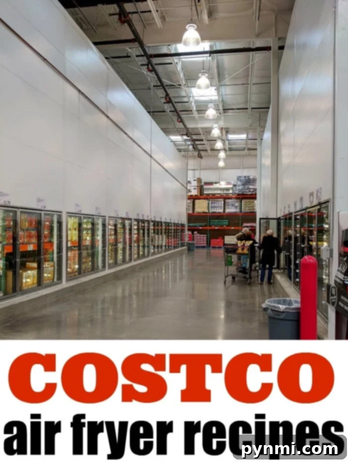 Air fryer Costco recipes featuring Kirkland chicken, beef, steak, and pork for healthy, crispy meals. Perfect for bulk cooking!