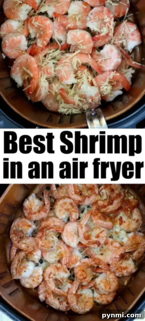 Air fryer frozen shrimp comes out tender and delicious in no time at all! Forget to defrost dinner? NO problem in your Ninja Foodi or other brand. Try this! #airfryer #airfryershrimp #shrimp #ninjafoodi #ninjafoodishrimp #frozenshrimp air fryer frozen shrimp keto