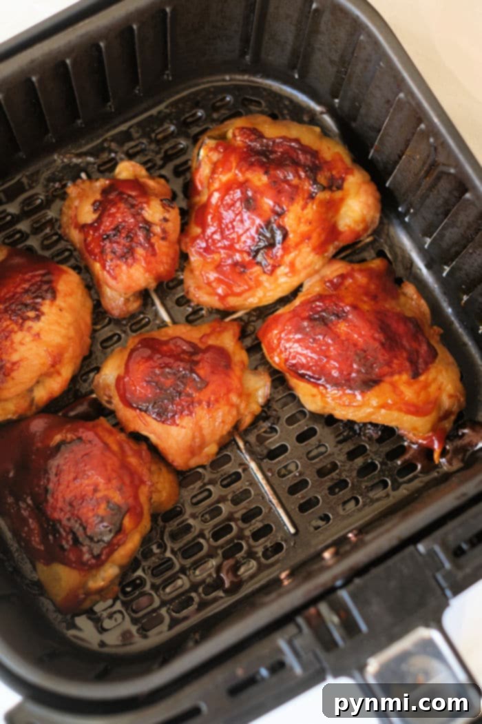Air Fryer Chicken Perfection 8 air fryer chicken thighs frozen